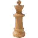 Ulticool USB-stick Schaakstuk Koning - 8 GB - Hout - Schaken - Bruin