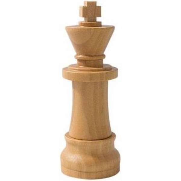 Ulticool USB-stick Schaakstuk Koning - 8 GB - Hout - Schaken - Bruin