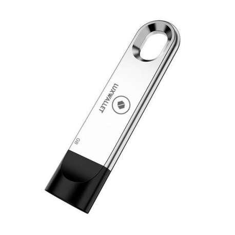 LUXWALLET® XPRO USB Stick - 256GB Stick - USB 3.0 - Metalen USB - Snelle Overdracht - Stootbestendig Design - Zilver