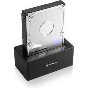 Sharkoon SATA QuickPort USB 3.1 Type C - Docking station - 2.5 & 3.5 inch - Zwart