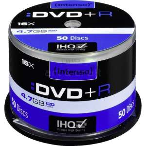 DVD+R Intenso 4,7GB 50pcs Cake Box 16x