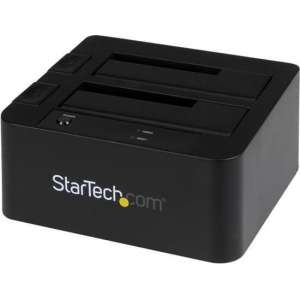 StarTech.com USB 3.0 / eSATA dubbel harde-schijf docking station met UASP voor 2,5/3,5 inch SATA SSD / HDD SATA 6 Gbps