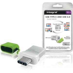 Integral Fusion Type-C and USB 3.0 Flash Drive 32GB