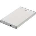 DELTACO MAP-GD29U3 Harde schijf behuizing - USB 3.0 naar SATA 6Gb/s - 2,5" HDD/SSD - Aluminium - Zilver