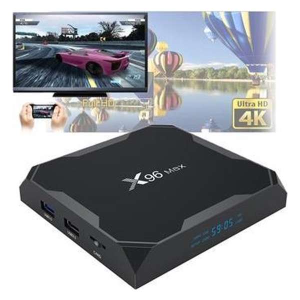 X96 Max TV Box 4GB 64GB Android 8.1 inc. Mini Keyboard