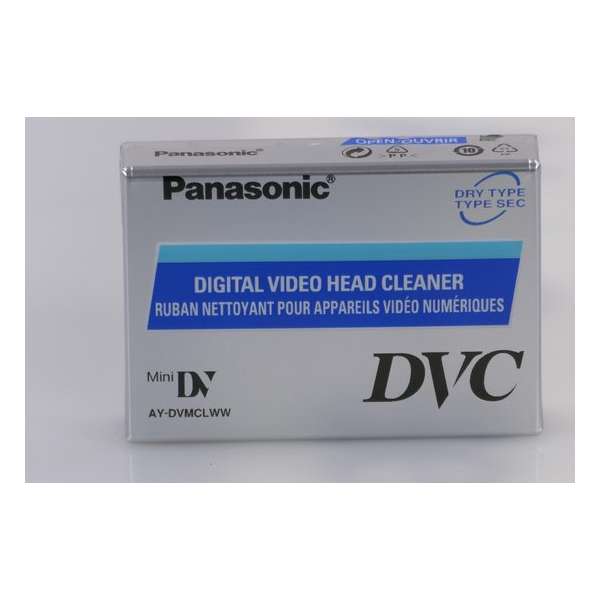 Panasonic - AY-DVMCLWW - MiniDV - Cleaning cassette tape (Dry Type)