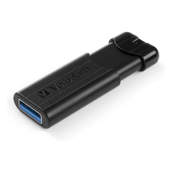 Verbatim PinStripe 3.0 - USB-Stick 3.0 256GB  - Zwart