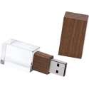 Parfumfles kristal glas usb stick 8GB walnoot