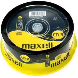 Maxell CD-R 80min/700MB 25 stuks op spindel