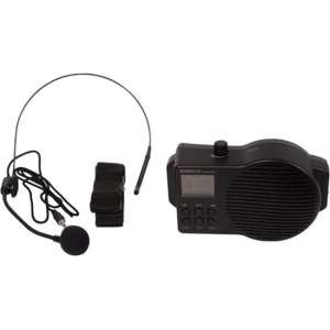 Mobiele spraakversterker met USB/SD en FM-Radio
