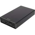 DELTACO MAP-K3527C - Externe 3,5" HDD-behuizing, USB-C, USB 3.1 Gen2, 10 Gbps, zwart