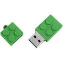 Brick lego usb stick 16gb groen -1 jaar garantie – A graden klasse chip
