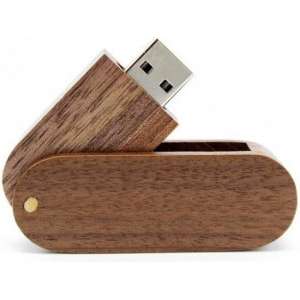 Hout Twister walnoot USB stick 16gb