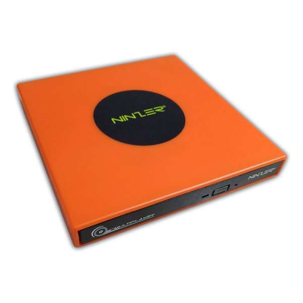 Ninzer® Externe DVD/CD ± RW, Speler en Brander Optische Drive | Oranje