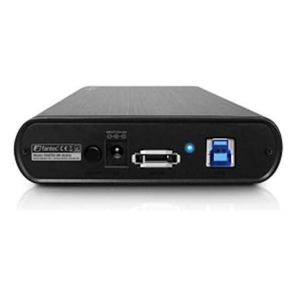 Fantec DB-ALU3e - Harde schijf behuizing - 3.5 inch - Zwart