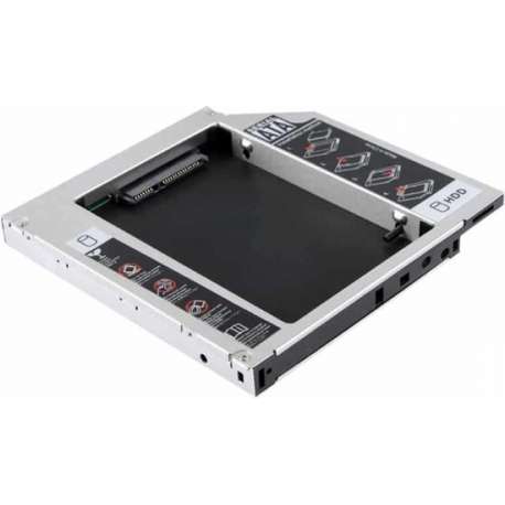 2,5 inch Universal Second HDD Caddy, SATA naar SATA HDD Harde schijf Caddy, Dikte: 12,7 mm