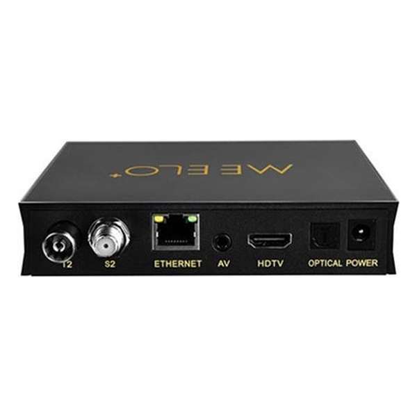 MEELO+ UNO2 MET DVB-C / T2 & S2 TUNER - 1GB / 8GB ANDROID TV BOX
