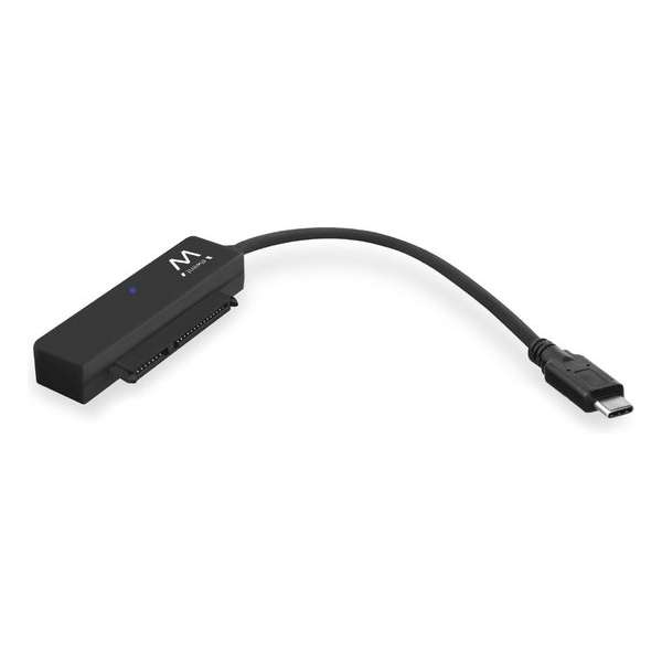 Ewent EW7075 kabeladapter/verloopstukje USB 3.1 Gen1 Type-C SATA Zwart