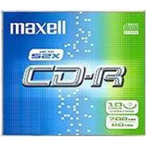 Maxell CD-R 80min/700Mb 10 stuks in JEWEL CASE