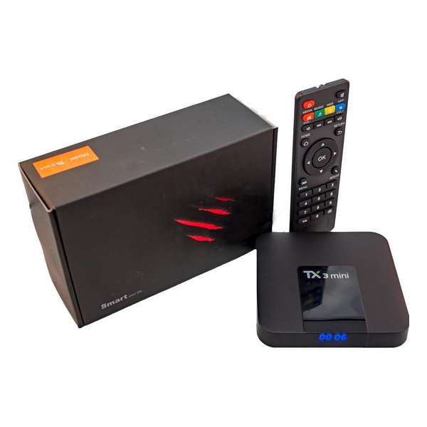 TX3 Mini 2GB Ram 16GB Opslag MXQ PRO T95N Android 7.1 TV Streaming Box met Laatste Kodi 17 geinstalleerd WiFi