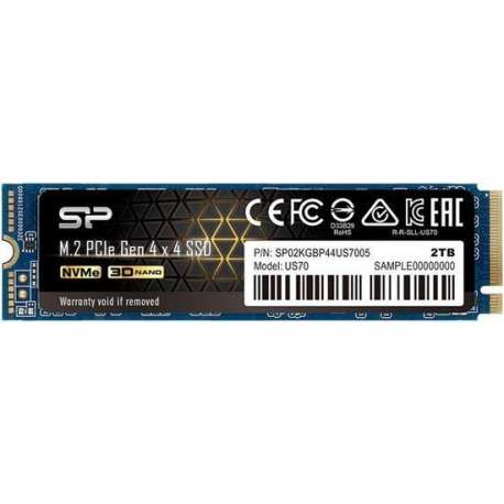 SILICON POWER SSD P44US70 2TB M.2 PCIe Gen4 x4 NVMe 5000/4400 MB/s