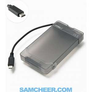 LC-25U3-C3 - USB 3.1 Gen. 2 Type C  voor 2,5' SATA HDD Behuizing
