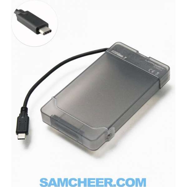 LC-25U3-C3 - USB 3.1 Gen. 2 Type C voor 2,5' SATA HDD Behuizing LC-25U3-C3 - USB 3.1 Gen. 2 Type C voor 2,5' SATA HDD Behuizing