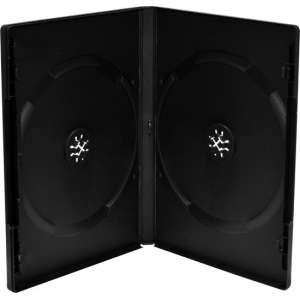 DVD doosje MediaRange 50pcs Double black bulk