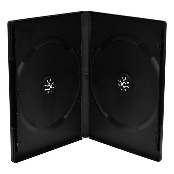 DVD doosje MediaRange 50pcs Double black bulk