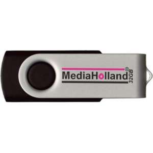 USB Stick USB2.0 Twister 32GB MediaHolland 10 stuks