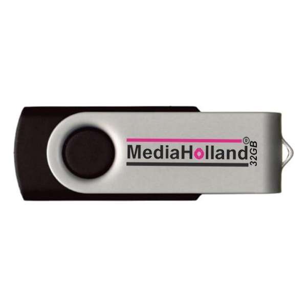 USB Stick USB2.0 Twister 32GB MediaHolland 10 stuks USB Stick USB2.0 Twister 32GB MediaHolland 10 stuks
