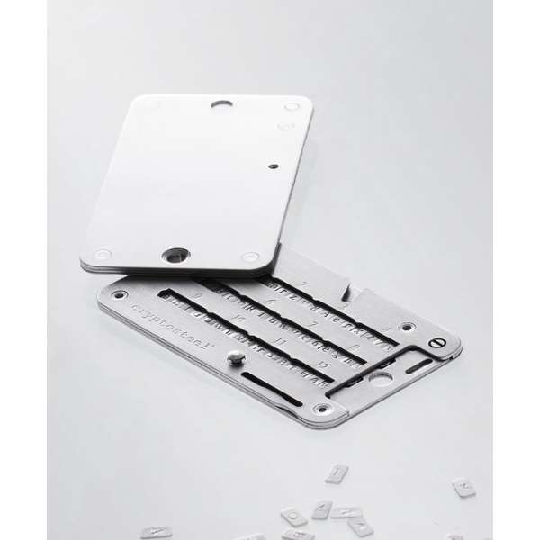 Cryptosteel Mnemonic - Cold storage wallet voor cryptocurrency