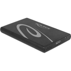 DeLOCK 42537 behuizing voor opslagstations 2.5'' Zwart
