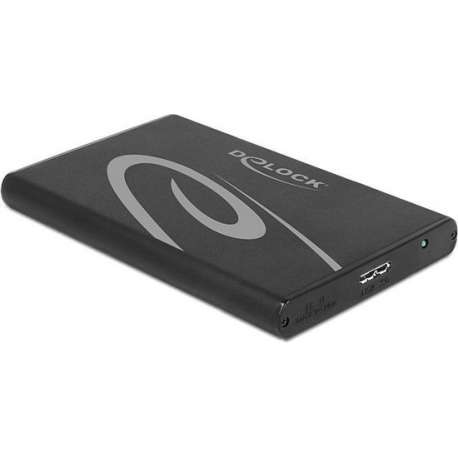 DeLOCK 42537 behuizing voor opslagstations 2.5'' Zwart