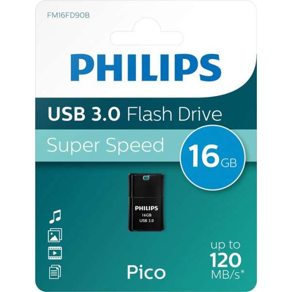 Philips Flash Drive Pico Edition 16GB, USB3.0 Philips Flash Drive Pico Edition 16GB, USB3.0