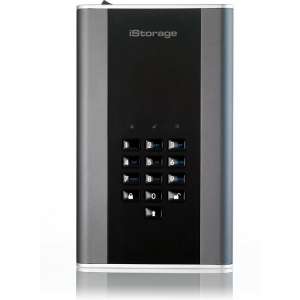 iStorage diskAshur DT 2 externe harde schijf 10000 GB Zwart, Grafiet