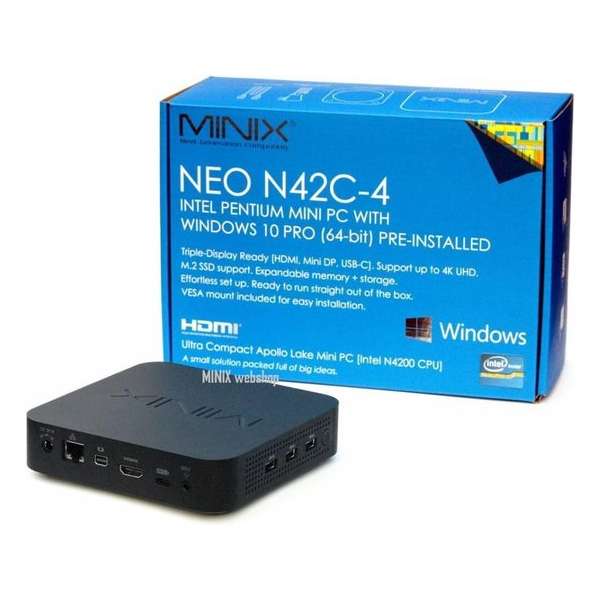 MINIX NEO N42C-4 INTEL PENTIUM MINI PC MET WINDOWS 10 PRO MINIX NEO N42C-4 INTEL PENTIUM MINI PC MET WINDOWS 10 PRO