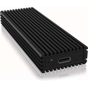 ICY BOX IB-1816M-C31 behuizing voor opslagstations M.2 SDD-behuizing Zwart