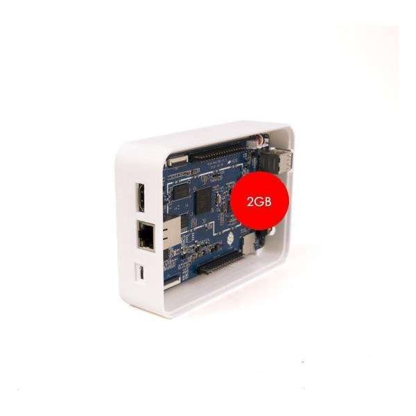 Pine 64 2GB 4K Android Minicomputer Kit, QWERTY (o.a. voor Netflix, Spotify, KODI en games)