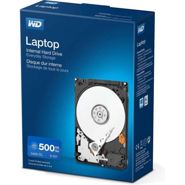 Western Digital Laptop Everyday 2.5'' 500 GB SATA II