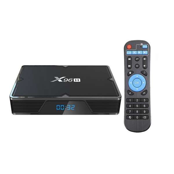 X96H mediaspeler | 4/32 GB | Android 9 | Allwinner H6 | Dual-band Wifi | KODI 18.6 | Bluetooth | Android tv box model 2020 X96H mediaspeler | 4/32 GB | Android 9 | Allwinner H6 | Dual-band Wifi | KODI 18.6 | Bluetooth | Android tv box model 2020