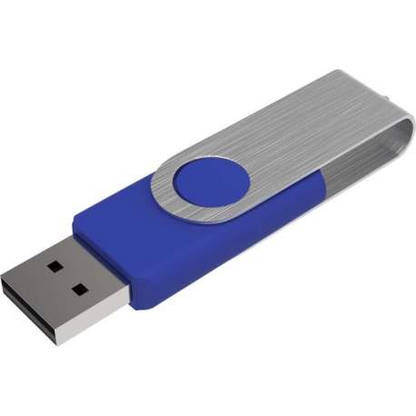 Venditio USB Twister - 2 GB - Blauw - 10 stuks