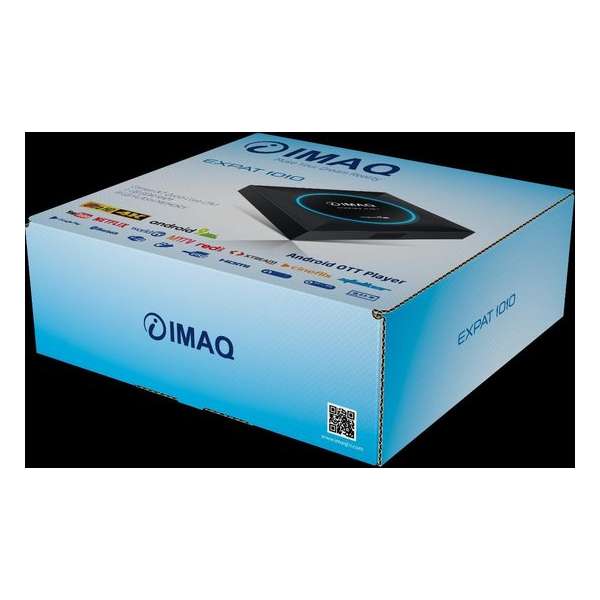 IMAQ EXPAT 1010 1GB RAM  8GB FLASH Android 9 Tv Box Smart TV BOX met 2.4G Wifi HDR 4K H.265 Media Player Set Top Box !