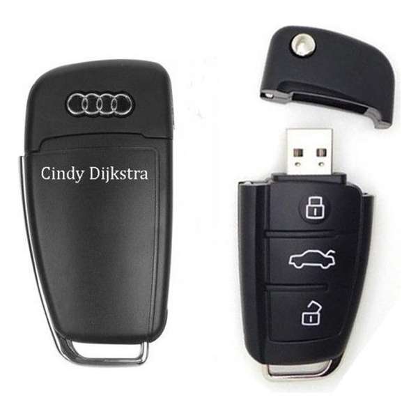 Audi autosleutel usb stick met naam 8GB