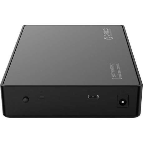 Orico HDD behuizing voor 3,5'' SATA HDD - USB3.0 (USB-C) / ABS / zwart