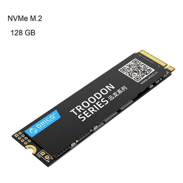 M.2 NVMe interne SSD 2280 - 128GB - Troodon serie - 3D NAND flash - Zwart M.2 NVMe interne SSD 2280 - 128GB - Troodon serie - 3D NAND flash - Zwart