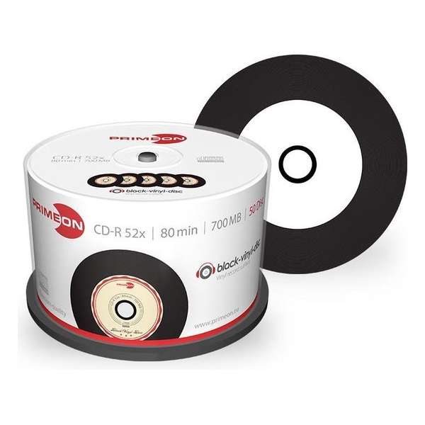 Primeon 2761107 CD-R 700MB 50stuk(s) lege cd