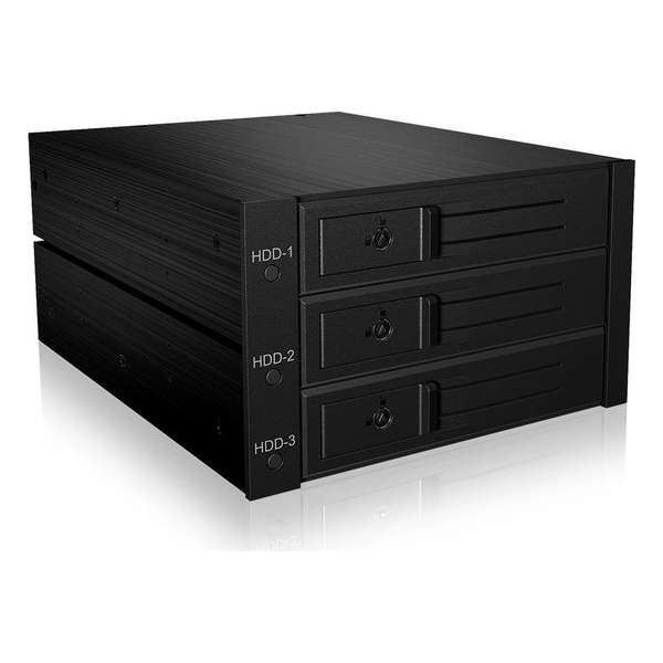 ICY BOX IB-563SSK HDD-behuizing 3.5'' Zwart