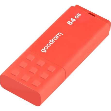GOODRAM USB3.0 Flash Drive, 64 GB, UME3, USB A connector, Orange, 60/20 MB/s (USB3/2/1.1 comp)