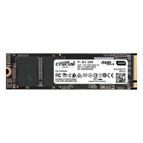 Crucial P1 M.2 1000 GB PCI Express 3.0 NVMe